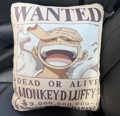 Miniso X One Piece Monkey D Luffy Gear 5 WANTED Pillow SOLD OUT IN STORE 
