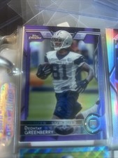 2015 Topps Chrome Purple Refractors #187 Deontay Greenberry RC