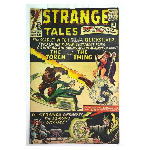 Strange Tales #128 - 1951 series Marvel comics Fine Full description below [q`