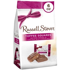 Milk Chocolate Toffee Squares Peg Bag, 5.4 Ounce