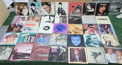 Lot Of 45 Vinyl Records Including Beatles