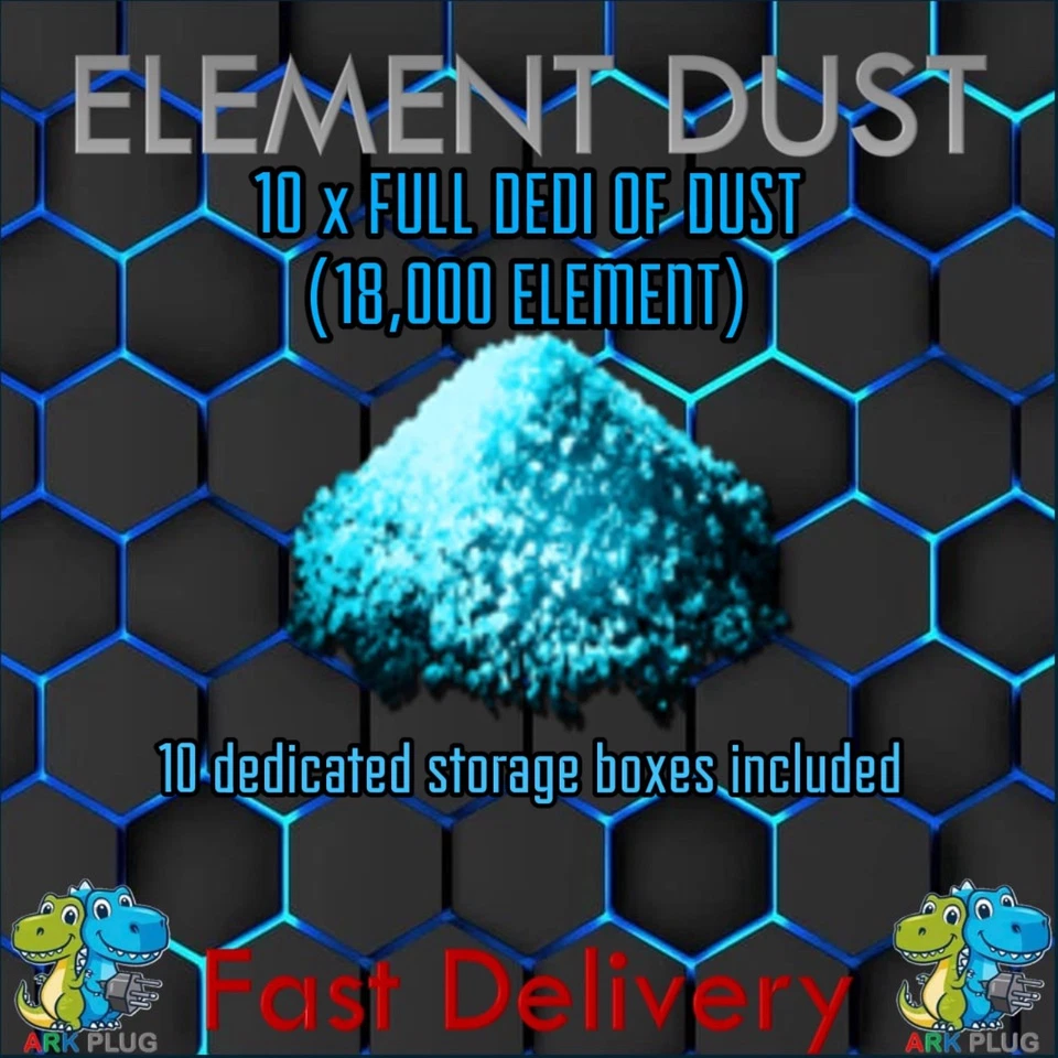 10 X Dedi of Element Dust Ark Survival Ascended PVE Fast Delivery