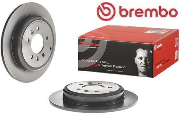 2X Bremsscheibe Brembo 08.7716.21 2 Bremsscheiben Hinterachse Hinten-image