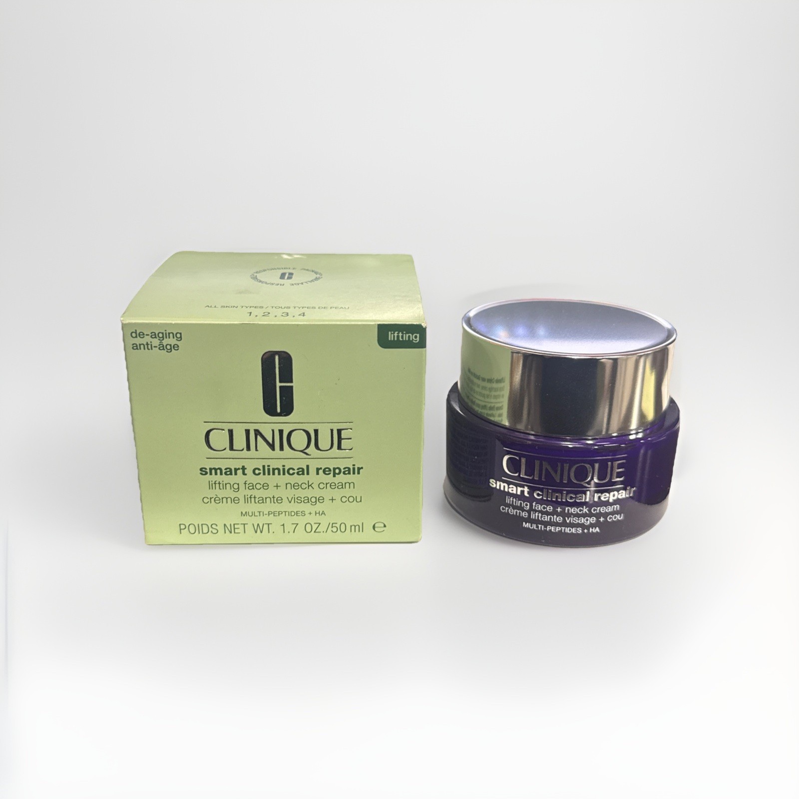 Clinique Smart Clinical Repair Lifting Face + Neck Cream 1.7