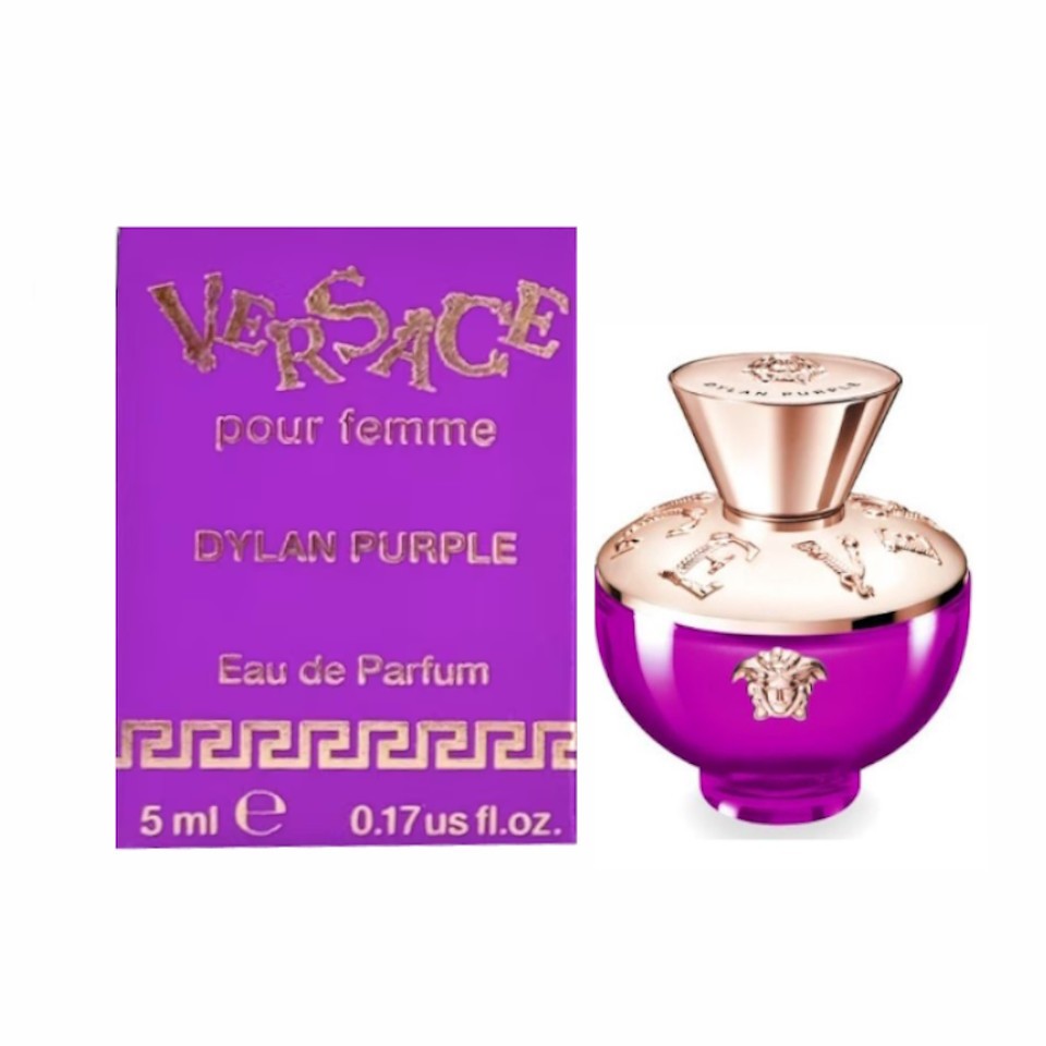 Versace Dylan Purple EDP 0.17 oz / 5 ml Women Splash | eBay