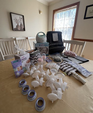 Spectra S1 Plus Double Electric Breast Pump Rechargeable w/ Bag Bottles Pads Kit