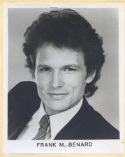 Vintage Frank Benard Actor Headshot & Resume – Hollywood Memorabilia – TV & Film