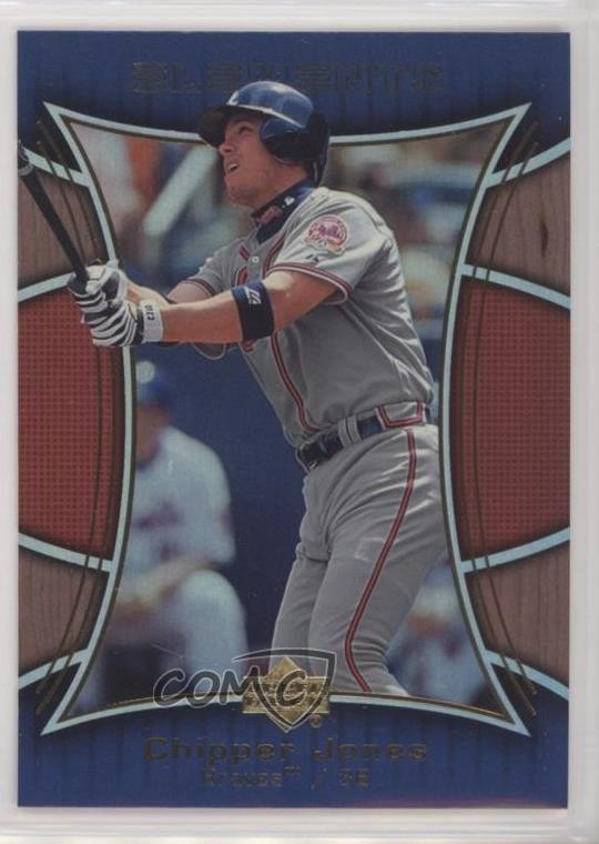 2007 Upper Deck Elements Chipper Jones #3 HOF 1gc7