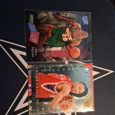 Fleer Ultra 1997 Gary Payton & Allen Iverson NBA Sports Trading Card Lot
