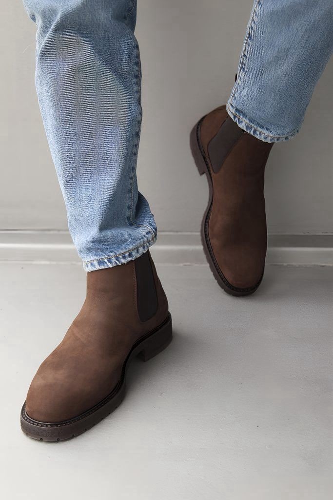 Chelsea Boots For Men Size 13-image