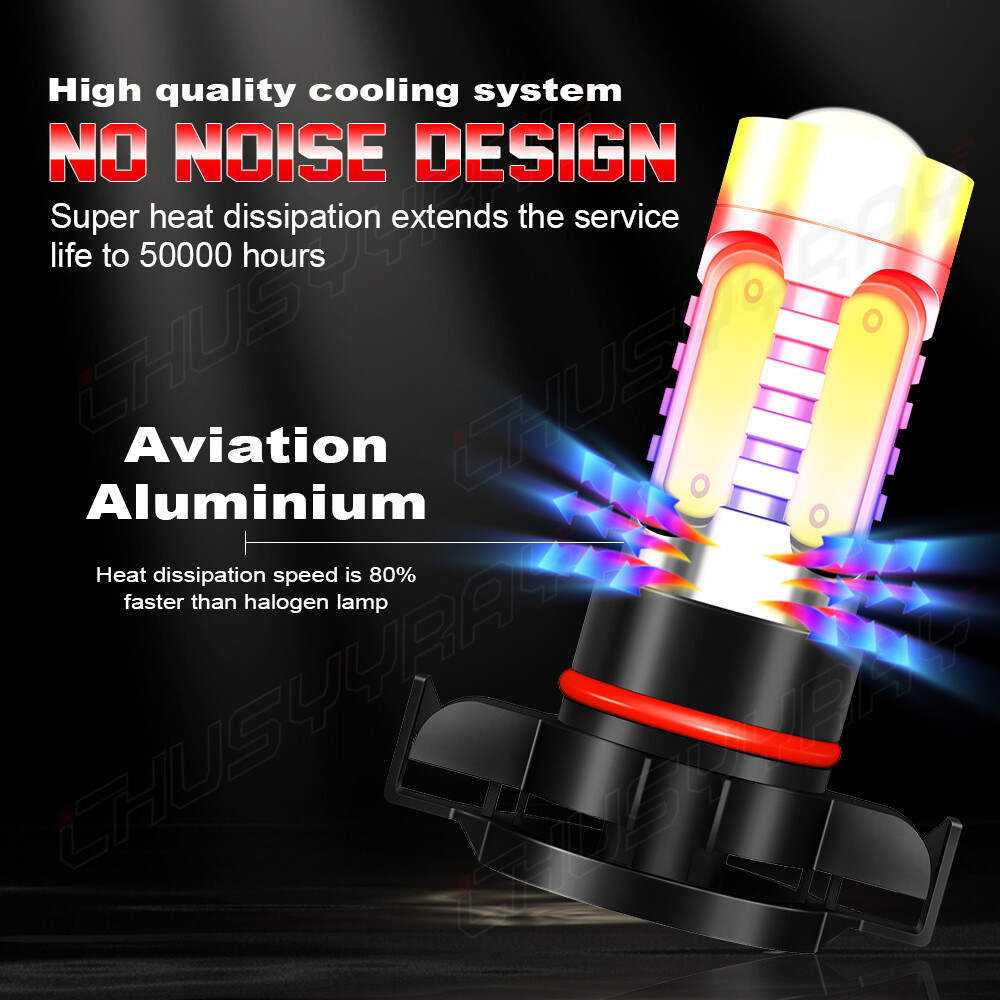 White 15SMD High Power LED Daytime Running Light Bulbs For 2017up