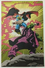 Thor vs Drax the Destroyer Comic Panel Poster Splash Page Marvel Tom Grindberg