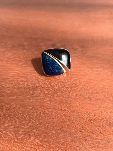Vintage IBERO Clips Blue Black Gold Color NWT - Picture 3 of 11