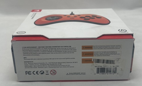 Official OEM PowerA Fusion Nintendo Switch Wired Fightpad Gamepad Controller - Picture 3 of 5