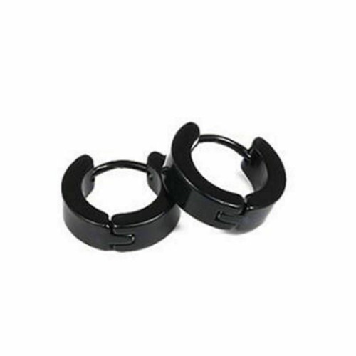 Fashion Women's Men's Stainless Steel Hoop Loop Huggie Ear Stud Punk Earrings - Picture 8 of 10