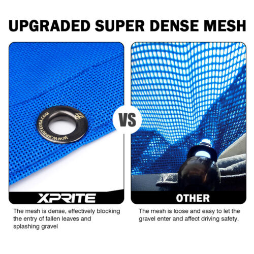 UV Protection Mesh Sun Shade Roof Cover Blue for 07-18 Jeep Wrangler JK 4Door - Foto 4 di 7