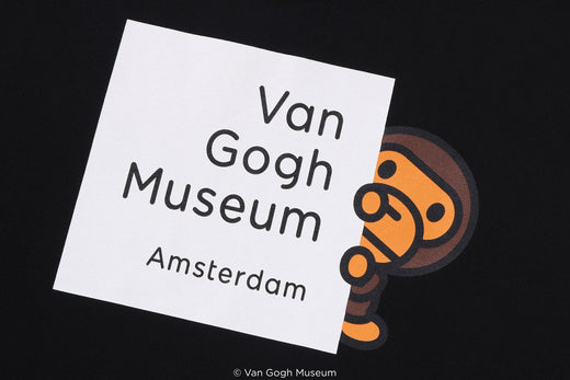 A Bathing Ape x Van Gogh Museum Baby Milp Tee Black 2l23-110