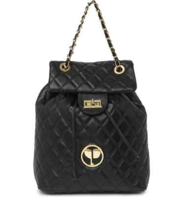 Persaman Leather Backpack New PERSAMAN New York Taupe Quilted Leather Backpack, Purse  main image 4