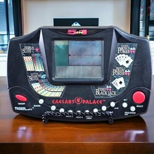 VTG Tiger Electronics Handheld Caesars Palace Deluxe 5 in 1 Video Poker Slots