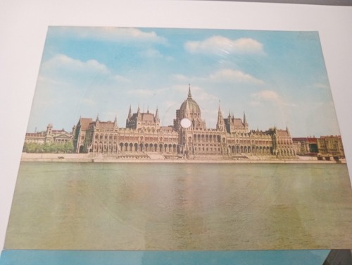 Set Of 2 Colorvox Hungarian Record Postcards 1960's 45 RPM Tourist Unused 6" - Picture 2 of 12
