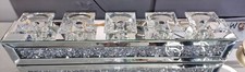 Zerkleinerter Diamant, 65 cm Kerze, Teelichthalter, Kerzenbrücke, Bling