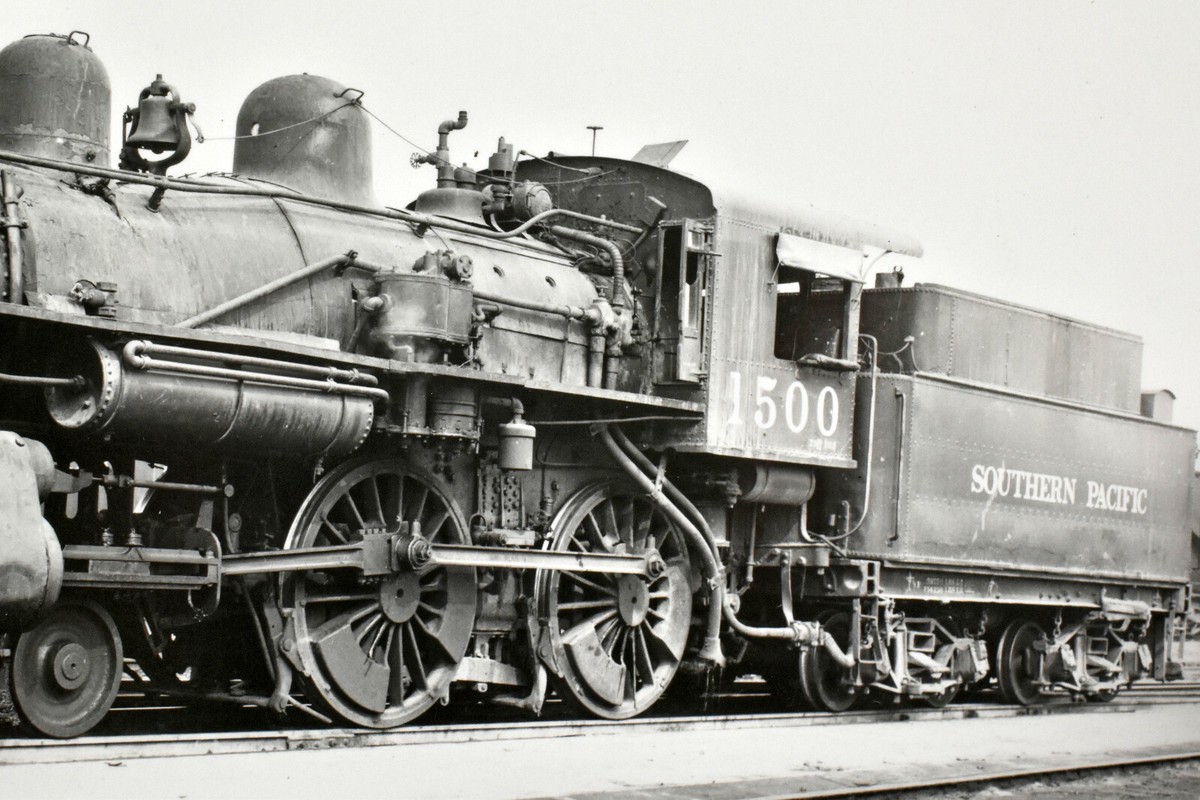 VTG RPPC Real Photo Postcard Southern Pacific Railroad 4-4-0