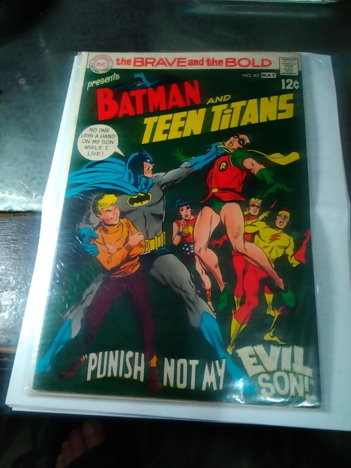 BRAVE AND THE BOLD #83 MAY 1969 BATMAN - TEEN TITANS - NEAL ADAMS ART IN VF+