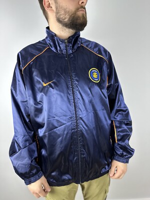 INTER MILAN 2001/2002 Light Rain Jacket Soccer Football