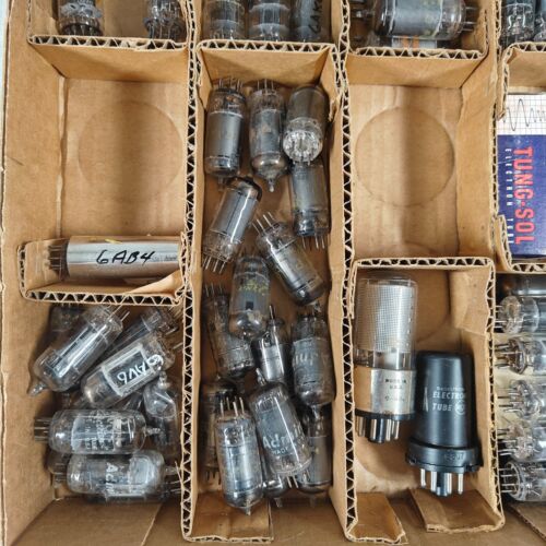 Vintage Collector's Lot: 6L6, 12AX7, 5Y3GT Vacuum Tubes by Tung-Sol - Picture 3 of 6