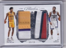 Brandon Ingram Buddy Hield 2016-17 Panini Flawless  Dual Diamond Patch RC 9/18