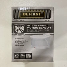 Defiant 270 Degree White Replacement Outdoor Motion Sensor DF-5716-WH-C Alert