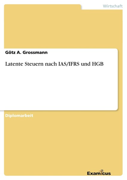 Latente Steuern Nach Ias/Ifrs Und Hgb | Buch | 9783869432175-image
