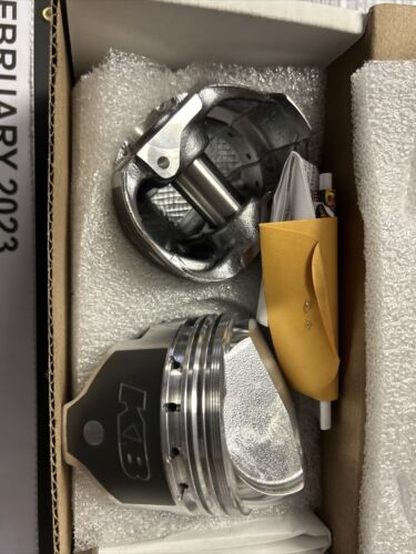 keith black 1000cc ironhead sportster piston set .020 oversize - Picture 2 of 5