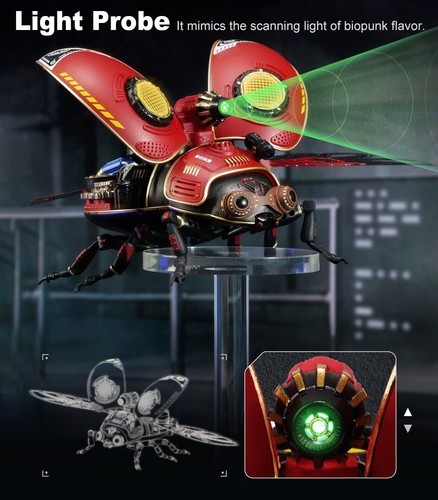 ROBOTIME Scout Beetle Hágalo usted mismo Móvil 3D Rompecabezas Serie Steampunk Regalo para Niño Adulto - Imagen 6 de 12