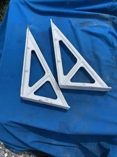 Aluminum Boat Marine Swim Step Platform Brackets A Pair