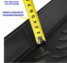Set 4 Tappetini auto Ford Fiesta Mk7 dal 2008-2011 Moquette Neri antiscivolo Sprint01301