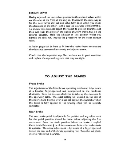 Triumph Owners Manual Book 1968 TR6R, TR6C & T120R Tiger, Trophy & Bonneville - Picture 5 of 12