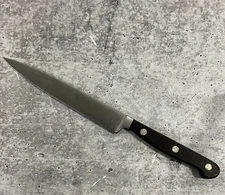 Giessert Germany Rostfrei 6" Knife 8270 15 3 rivet handle black