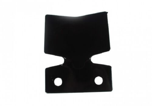 Small Gloss Black Flange Towbar Bumper Protector Plate - Afbeelding 1 van 5