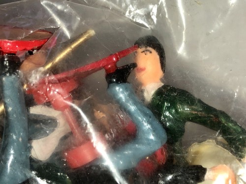 Estatuillas de decoración de fiesta adorno de pastel banda de The Beatles de colección utilería de cumpleaños - Imagen 8 de 15