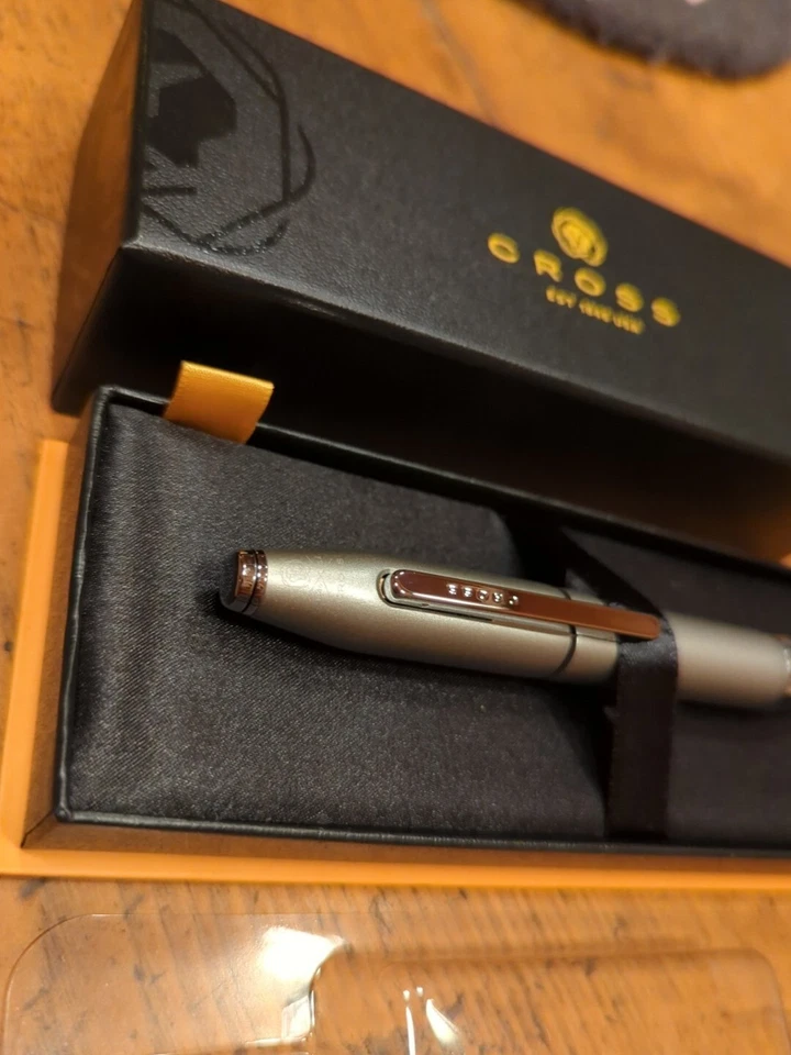 CROSS Rolling Ball Pen Stylo Roller Graphite Gray AT0725-2 in Box - Image 4 of 4
