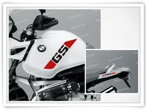 4pz Adesivi Nero Rosso Compatibili con BMW R 1150 GS ADVENTURE R1150 R1150GS - 第 4/4 張圖片