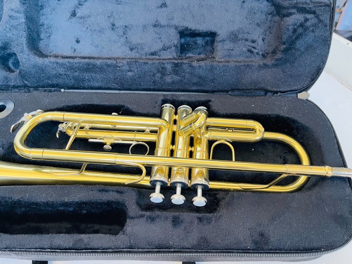 JinBao B Flat Key Trumpet JBTR-300 Yellow Brase WITH CASE | eBay JinBao B Flat Key Trumpet JBTR-300 Yellow Brase WITH CASE | eBay