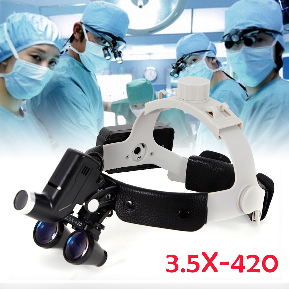 In Stock LED Surgical Headlight for ENT Extra Battery Included