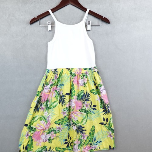 Gap Kids Tank Dress Girl Sleeveless Floral Size 1 - Picture 3 of 4