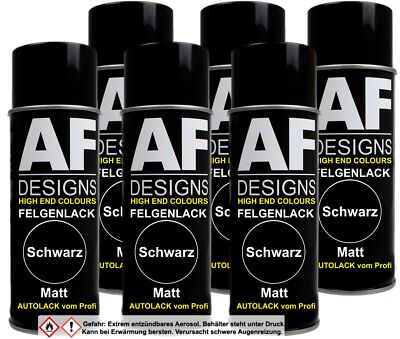 Felgenlack schwarz matt 3x Lackspray Felgenspray Lack matter Lack Spray