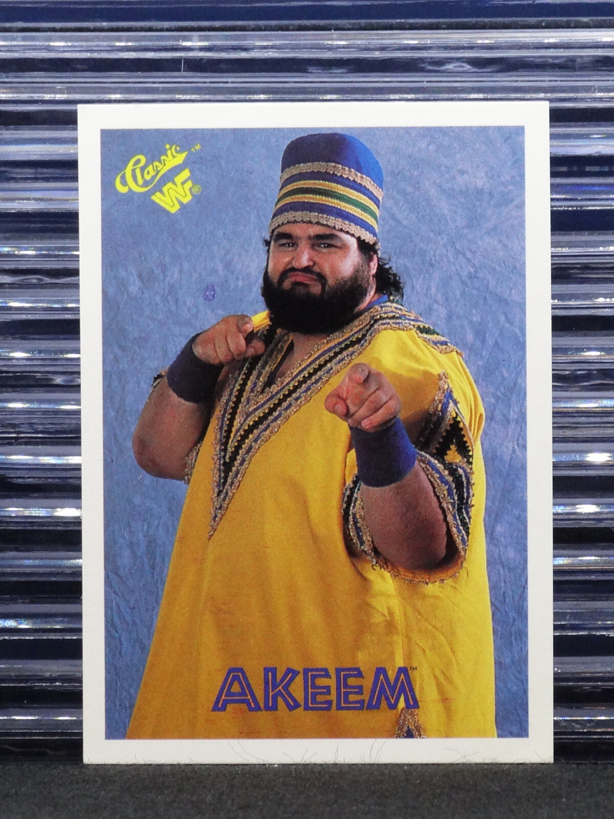 Akeem 1990 Classic WWF #25 Wrestling Card WWE Twin Towers