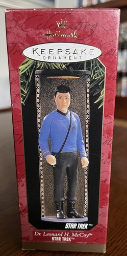 Hallmark Keepsake Ornament Star Trek TOS Dr Leonard H McCoy 1997 NIB - Picture 2 of 9