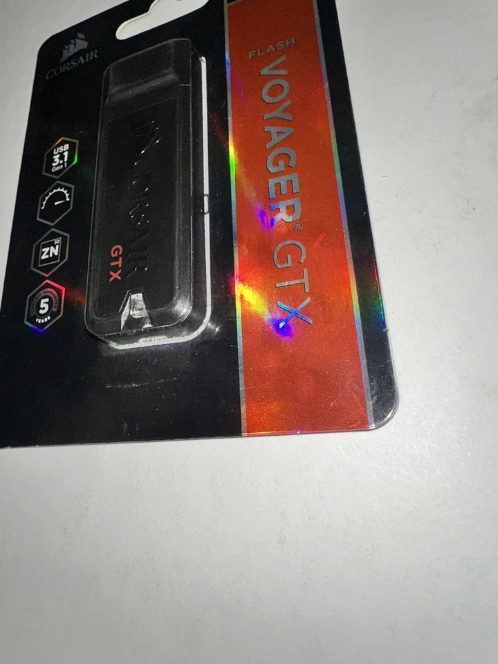 Corsair Flash Voyager GTX USB 3.1 128GB Premium Flash Drive, New & Sealed!! Nice - Image 4 of 4