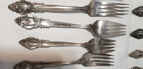 23 Pc Silverplate Forks & Spoons EMPRESS 1981 International Silverplate - Picture 17 of 20